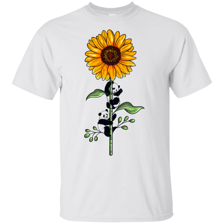 T-Shirts White / S Sunflower Panda T-Shirt