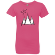 T-Shirts Hot Pink / YXS Sunny Mountains Girls Premium T-Shirt