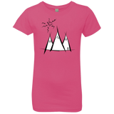 T-Shirts Hot Pink / YXS Sunny Mountains Girls Premium T-Shirt