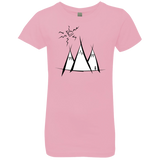 T-Shirts Light Pink / YXS Sunny Mountains Girls Premium T-Shirt