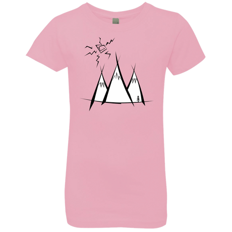 T-Shirts Light Pink / YXS Sunny Mountains Girls Premium T-Shirt