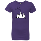 T-Shirts Purple Rush / YXS Sunny Mountains Girls Premium T-Shirt
