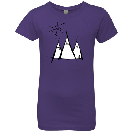 T-Shirts Purple Rush / YXS Sunny Mountains Girls Premium T-Shirt