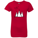 T-Shirts Red / YXS Sunny Mountains Girls Premium T-Shirt