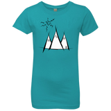 T-Shirts Tahiti Blue / YXS Sunny Mountains Girls Premium T-Shirt