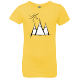 T-Shirts Vibrant Yellow / YXS Sunny Mountains Girls Premium T-Shirt