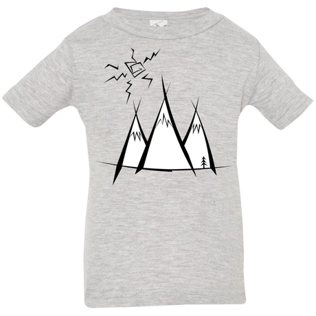 T-Shirts Heather Grey / 6 Months Sunny Mountains Infant Premium T-Shirt