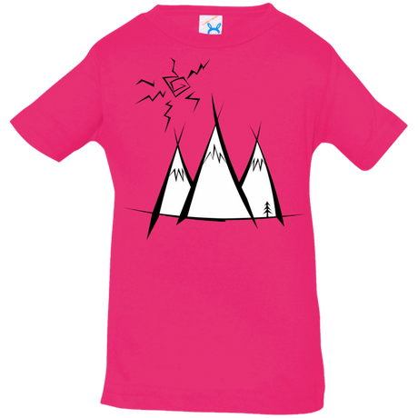 T-Shirts Hot Pink / 6 Months Sunny Mountains Infant Premium T-Shirt
