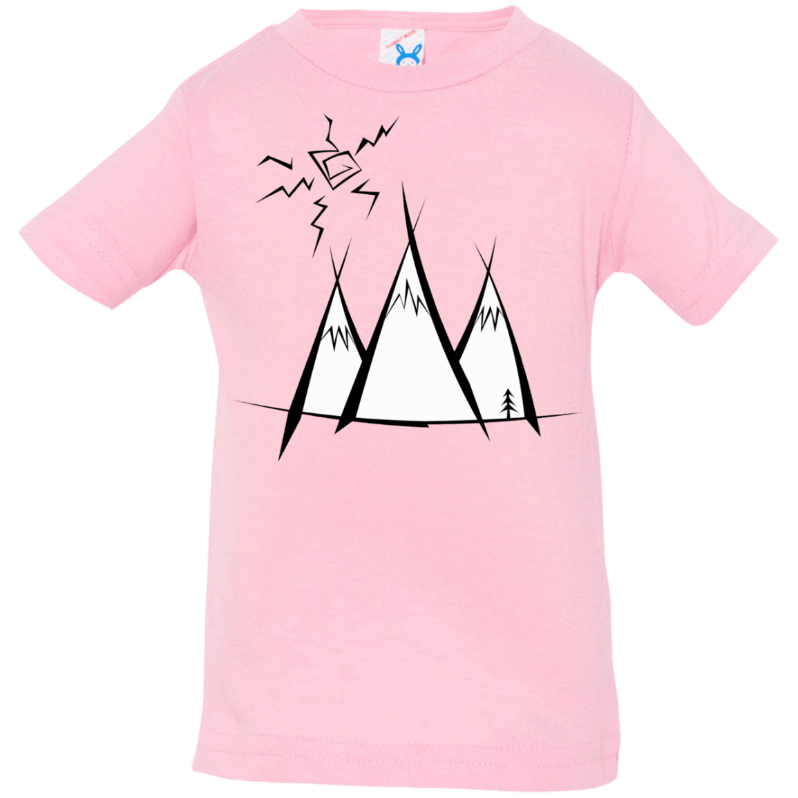 T-Shirts Pink / 6 Months Sunny Mountains Infant Premium T-Shirt