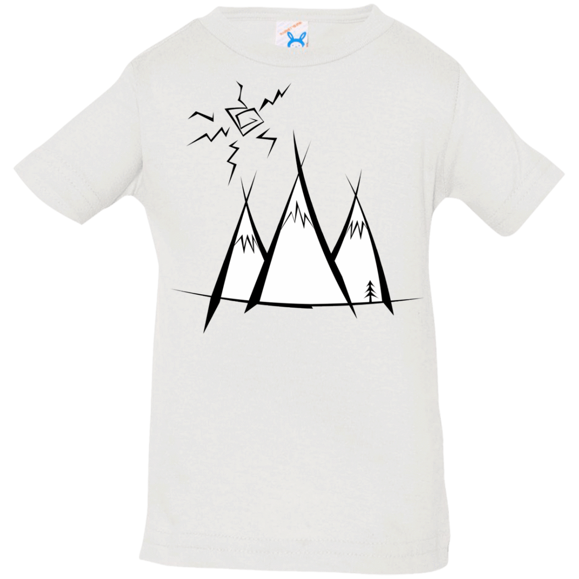 T-Shirts White / 6 Months Sunny Mountains Infant Premium T-Shirt