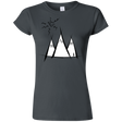 T-Shirts Charcoal / S Sunny Mountains Junior Slimmer-Fit T-Shirt