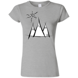 T-Shirts Sport Grey / S Sunny Mountains Junior Slimmer-Fit T-Shirt