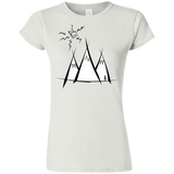 T-Shirts White / S Sunny Mountains Junior Slimmer-Fit T-Shirt