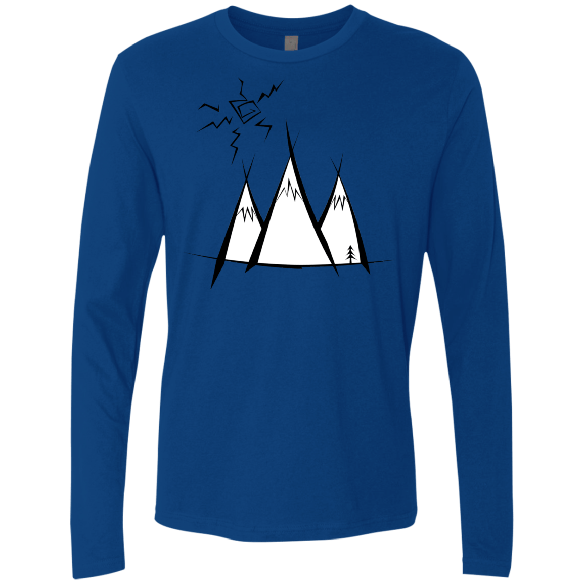 Sunny Mountains Men's Premium Long Sleeve