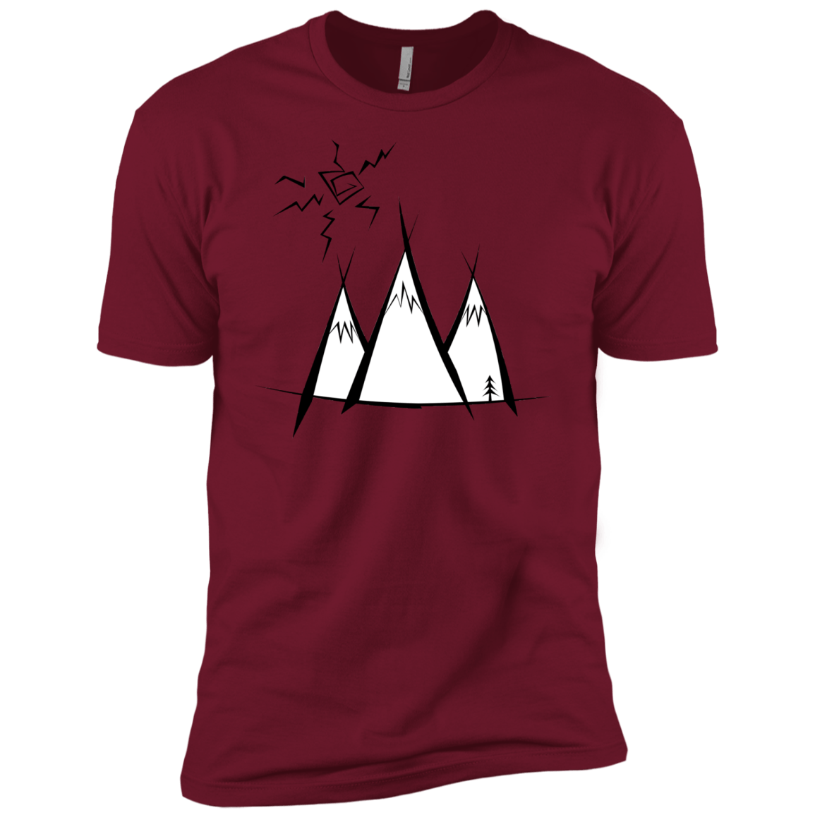 Sunny Mountains Men's Premium T-Shirt