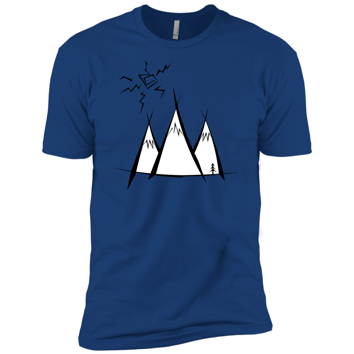 Sunny Mountains Men's Premium T-Shirt