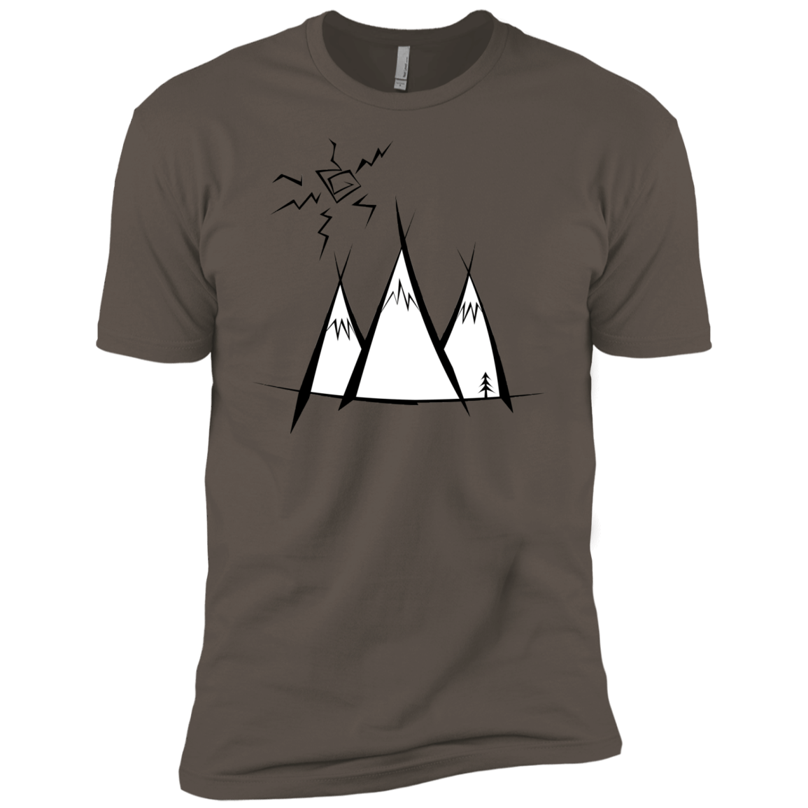 Sunny Mountains Men's Premium T-Shirt