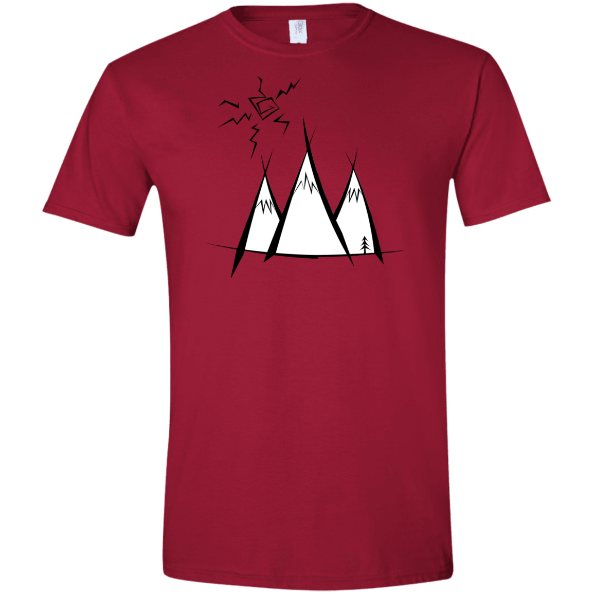 Sunny Mountains Men's Semi-Fitted Softstyle