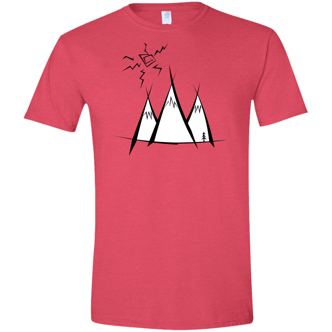 Sunny Mountains Men's Semi-Fitted Softstyle