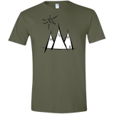 Sunny Mountains Men's Semi-Fitted Softstyle