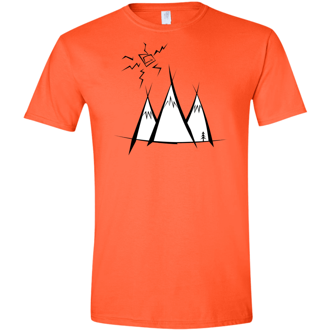 Sunny Mountains Men's Semi-Fitted Softstyle