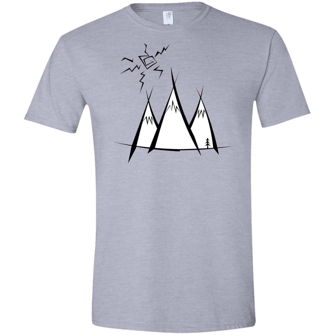 Sunny Mountains Men's Semi-Fitted Softstyle