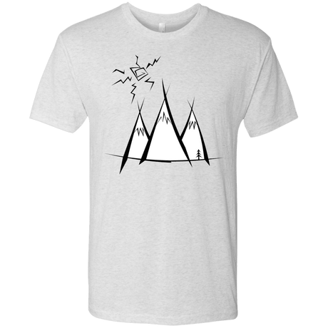 T-Shirts Heather White / S Sunny Mountains Men's Triblend T-Shirt