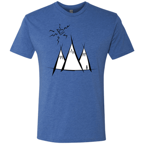 T-Shirts Vintage Royal / S Sunny Mountains Men's Triblend T-Shirt