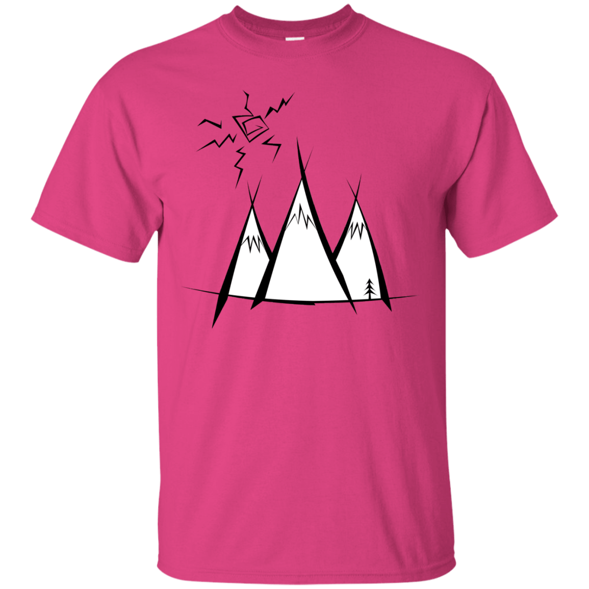 T-Shirts Heliconia / S Sunny Mountains T-Shirt