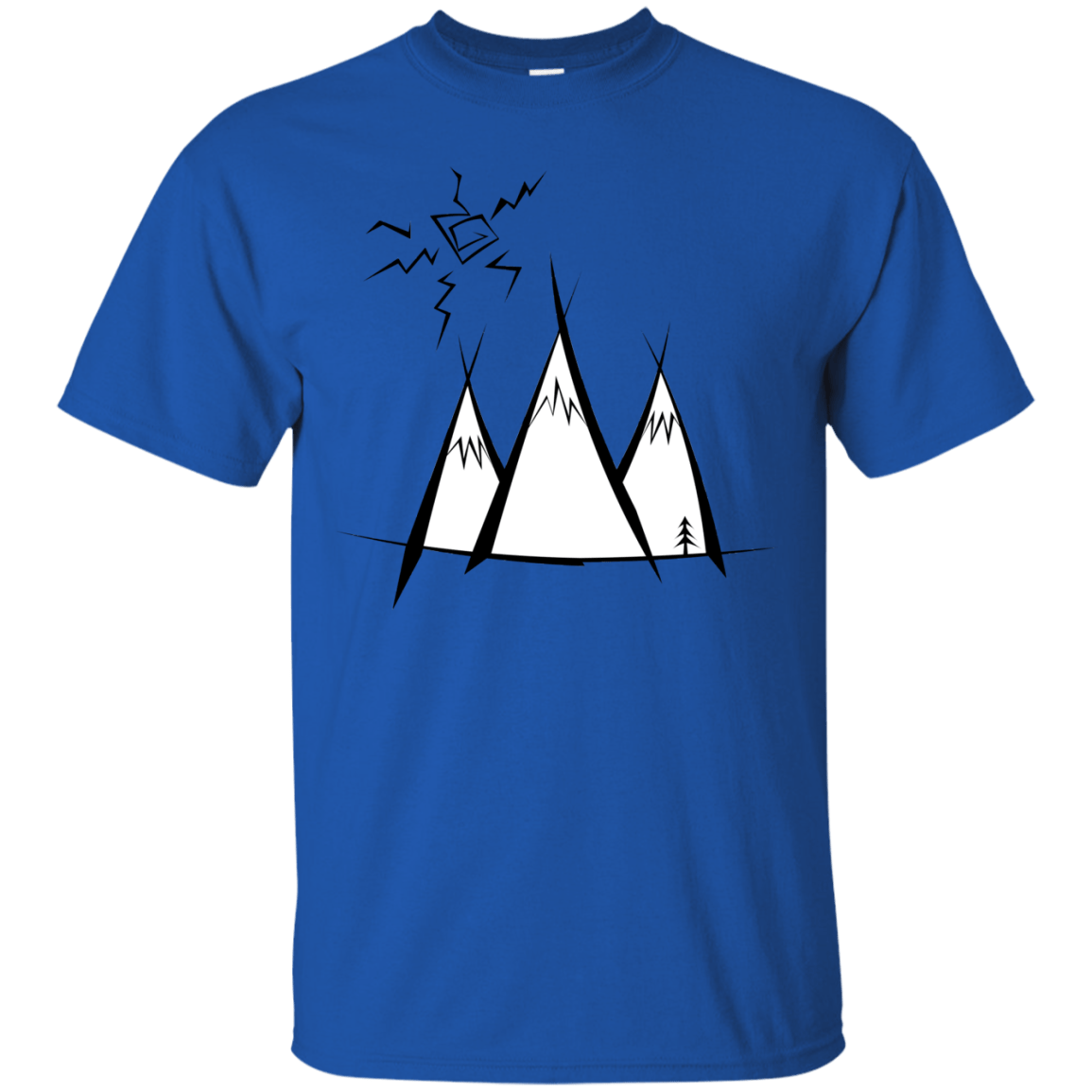 T-Shirts Royal / S Sunny Mountains T-Shirt