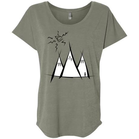 Sunny Mountains Triblend Dolman Sleeve