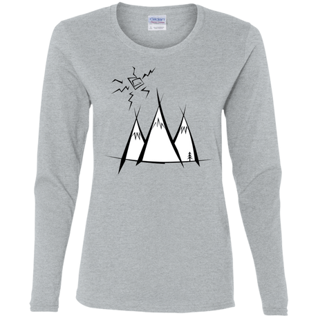 T-Shirts Sport Grey / S Sunny Mountains Women's Long Sleeve T-Shirt