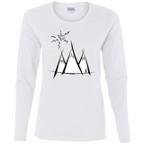 T-Shirts White / S Sunny Mountains Women's Long Sleeve T-Shirt