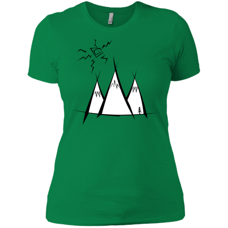 T-Shirts Kelly Green / X-Small Sunny Mountains Women's Premium T-Shirt