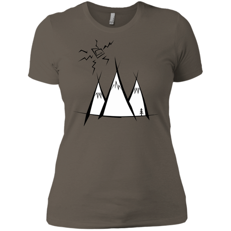T-Shirts Warm Grey / X-Small Sunny Mountains Women's Premium T-Shirt