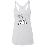 Sunny Mountains Women's Triblend Racerback Tank