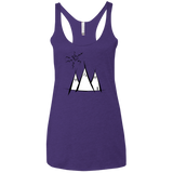 Sunny Mountains Women's Triblend Racerback Tank