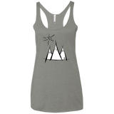 Sunny Mountains Women's Triblend Racerback Tank