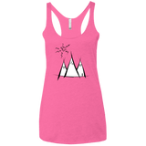 Sunny Mountains Women's Triblend Racerback Tank