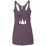 Sunny Mountains Women's Triblend Racerback Tank