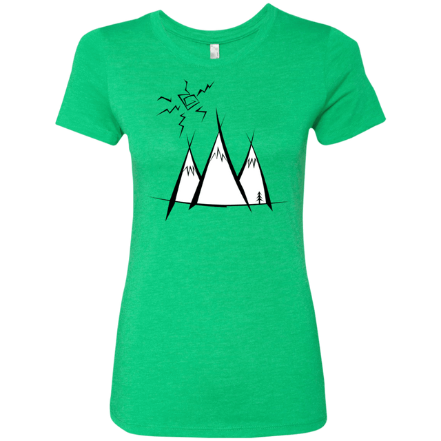 T-Shirts Envy / S Sunny Mountains Women's Triblend T-Shirt