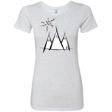 T-Shirts Heather White / S Sunny Mountains Women's Triblend T-Shirt