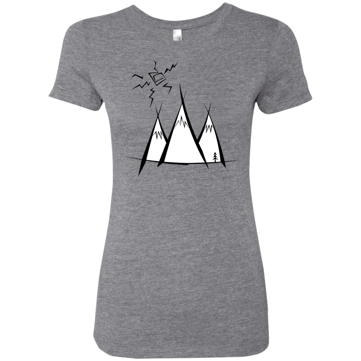 T-Shirts Premium Heather / S Sunny Mountains Women's Triblend T-Shirt