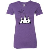 T-Shirts Purple Rush / S Sunny Mountains Women's Triblend T-Shirt