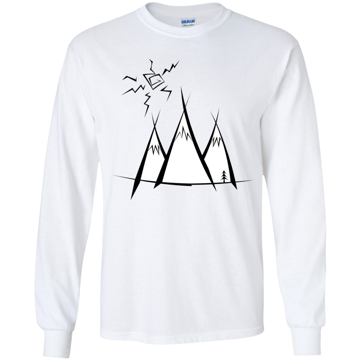 Sunny Mountains Youth Long Sleeve T-Shirt