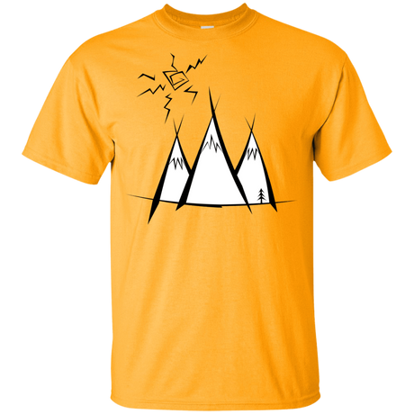 T-Shirts Gold / YXS Sunny Mountains Youth T-Shirt