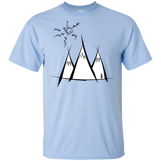 T-Shirts Light Blue / YXS Sunny Mountains Youth T-Shirt