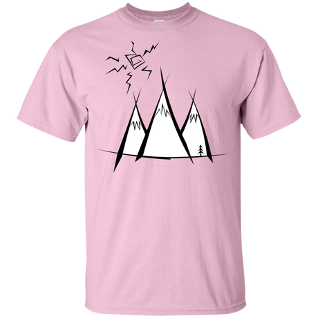 T-Shirts Light Pink / YXS Sunny Mountains Youth T-Shirt