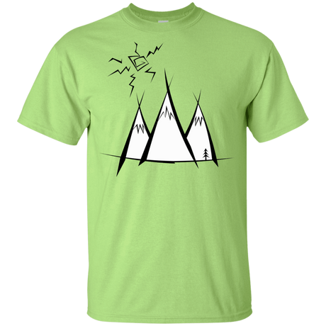 T-Shirts Mint Green / YXS Sunny Mountains Youth T-Shirt