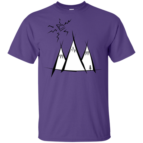 T-Shirts Purple / YXS Sunny Mountains Youth T-Shirt